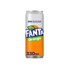 FANTA Orange ZERO Frisdrank 0.33 l blik (pak 24 stuks) FANTA Orange ZERO Frisdrank 0.33 l blik (pak 24 stuks)