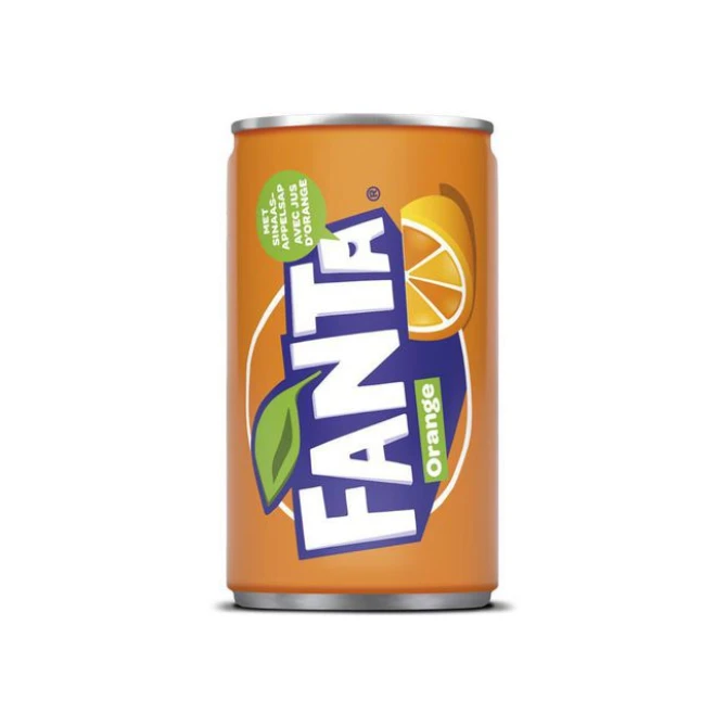 FANTA Orange Frisdrank 0.15 l Blik (pak 24 stuks)