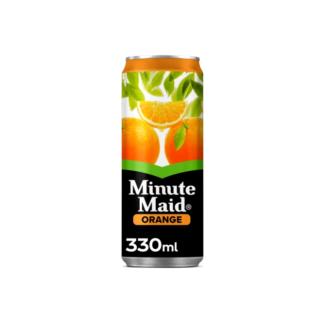 MinuteMaid Orange Frisdrank 0.33 l blik (pak 24 stuks MinuteMaid Orange Frisdrank 0.33 l blik (pak 24 stuks