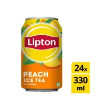LIPTON Peach Ice Tea 0.33 l Koolzuurvrij Blik (pak 24 stuks) LIPTON Peach Ice Tea 0.33 l Koolzuurvrij Blik (pak 24 stuks)