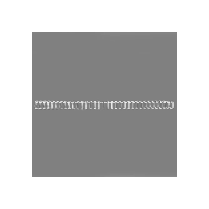 GBC Draadrug 34-rings 3:1 6 mm wit cap 55 vel (doos 100 stuks)