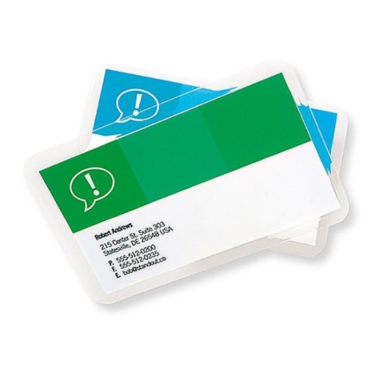 GBC Lamineerhoes Creditcard-formaat 54 x 86 mm 2 x 125 micron Glanzend (pak 100 stuks)