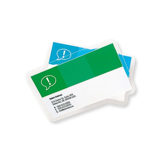 GBC Lamineerhoes Creditcard-formaat 54 x 86 mm 2 x 125 micron Glanzend (pak 100 stuks)