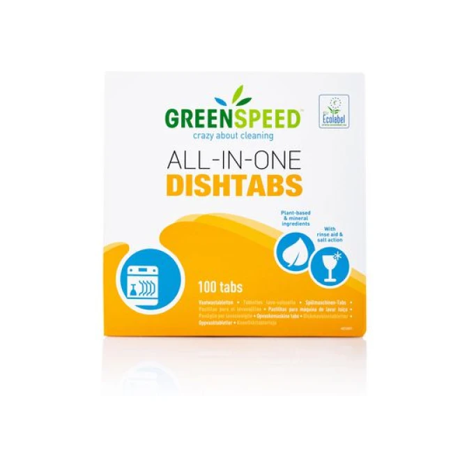 GREENSPEED All-In-One Vaatwastabletten Eco (doos 100 stuks)