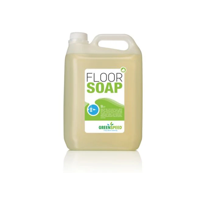 GREENSPEED Eco Vloerzeep. Citroen. 5L. Geel (fles 5 liter)