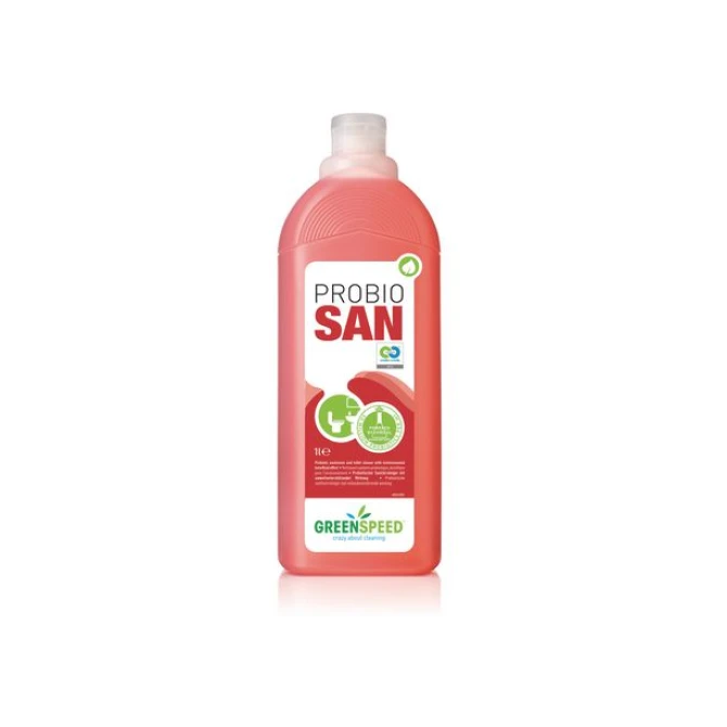 GREENSPEED Probio San Sanitairreiniger Eco 1L Rood (fles 1000 milliliter)