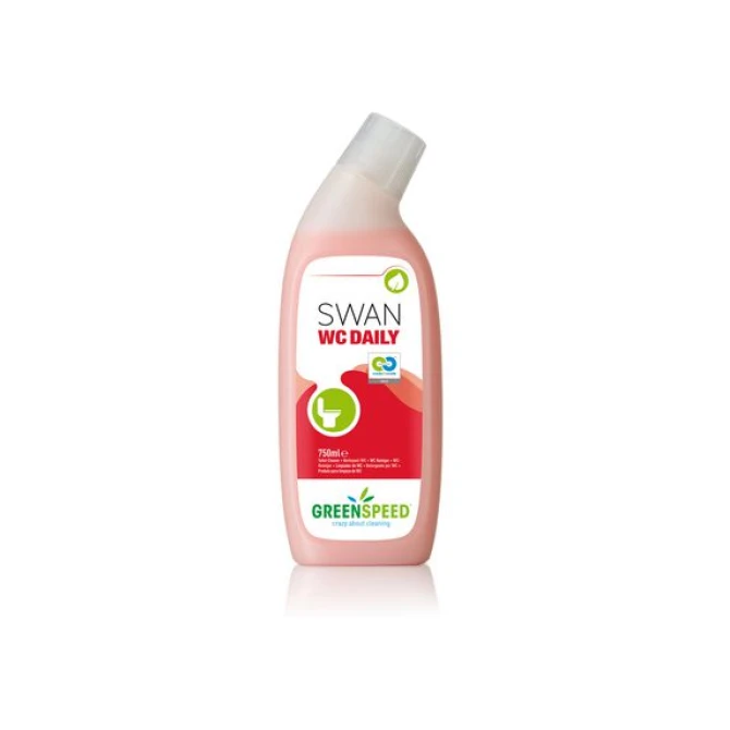 GREENSPEED Swan WC Daily Toiletreiniger (doos 6 x 750 milliliter) GREENSPEED Swan WC Daily Toiletreiniger (doos 6 x 750 milliliter)