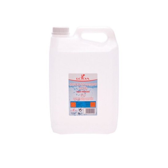 Gedemineraliseerd Water 5 liter Jerrycan (fles 5 liter)