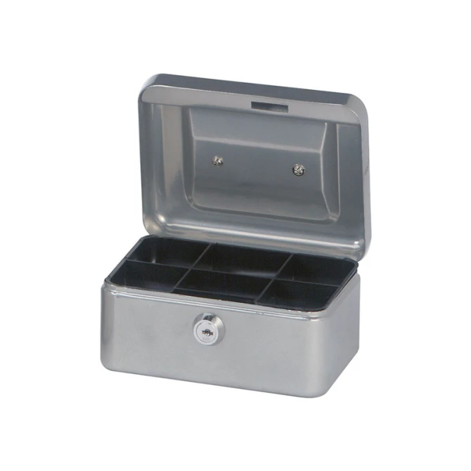 Geldkist Maul 15.2x12.5x8cm zilver