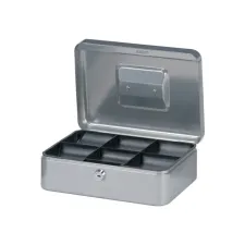 Maul Geldkist Maul 25x19x9cm zilver Maul Geldkist Maul 25x19x9cm zilver