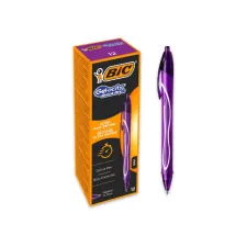 BiC Gelpen Gelocity Quik Dry paars/ds12 BiC Gelpen Gelocity Quik Dry paars/ds12