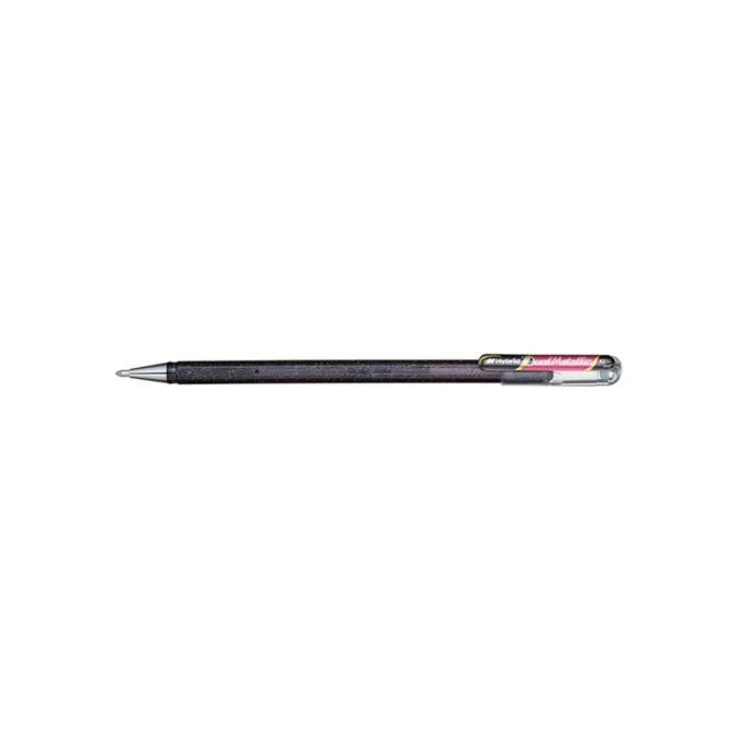 Pentel Gelpen Pentel Dual Metallic zw/rd/ds12 (1 doos x 12 stuks)