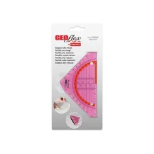 ARISTO Geodriehoek flex 16cm roze