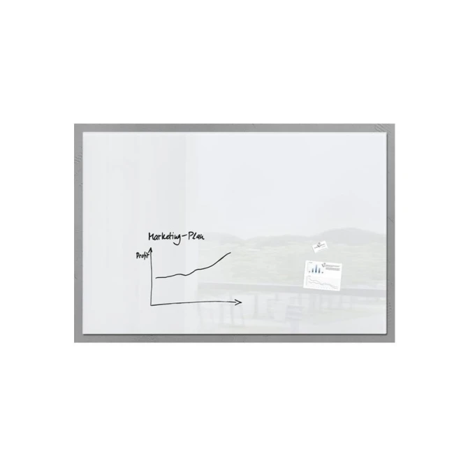 Glasbord SIGEL 180x120 magnetisch wit