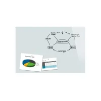 Glasbord SIGEL 90x60 cm wit