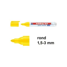 EDDING 95 Glasmarker 1.5-3mm geel (10 stuks)