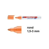 EDDING 95 Glasmarker 1.5-3mm oranje (10 stuks)