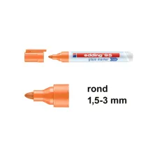 EDDING 95 Glasmarker 1.5-3mm oranje (10 stuks)