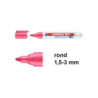 EDDING 95 Glasmarker 1.5-3mm roze (10 stuks)