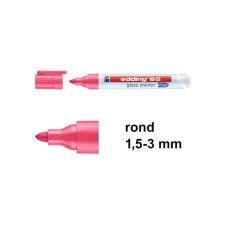 EDDING 95 Glasmarker 1.5-3mm roze (10 stuks)