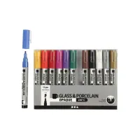 Creotime Glas- & Porseleinstiften (pak 12 stuks)
