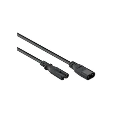 Goobay C7 verlengkabel | Goobay | 2 meter (0.75 mm². Zwart) Goobay C7 verlengkabel | Goobay | 2 meter (0.75 mm². Zwart)