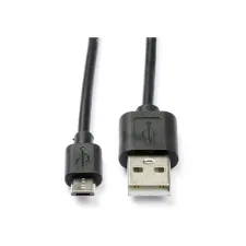 Goobay USB A naar Micro USB kabel | 1.8 meter | USB 2.0 (100% koper. Zwart)