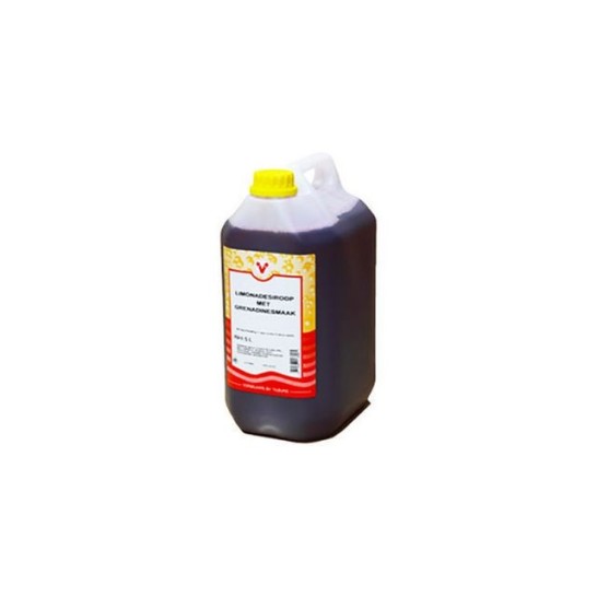 Grenadine Limonadesiroop (fles 5 liter)