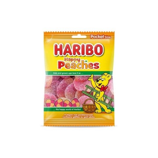 HARIBO Perziken Snoep (doos 28 x 75 gram)