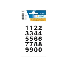 HERMA 4136 Etiketten 20x18mm genummerd 0-9 zwart/transparant (pak 40 stuks) HERMA 4136 Etiketten 20x18mm genummerd 0-9 zwart/transparant (pak 40 stuks)