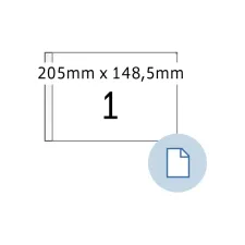 HERMA Etiket Herma ILC A5 205x148mm/ds1000 HERMA Etiket Herma ILC A5 205x148mm/ds1000