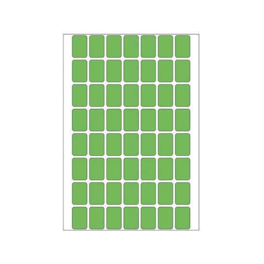 HERMA Etiketten 12 x 18 mm 1792 stuks groen (pak 1792 stuks)