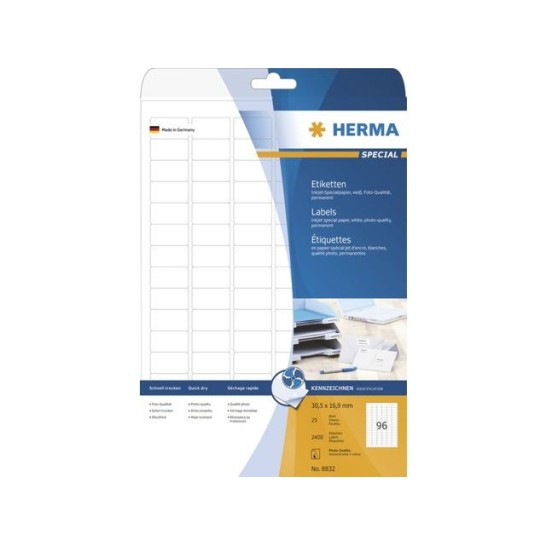 HERMA Special Etiket I 305 x 169 mm Wit (pak 2400 stuks)