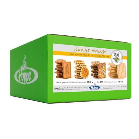 HOPPE Melange koekjes (doos 214 stuks)