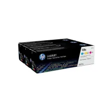 HP 128A / CF371AM Toner Tri-Pack Drie kleuren (pak 3 stuks)