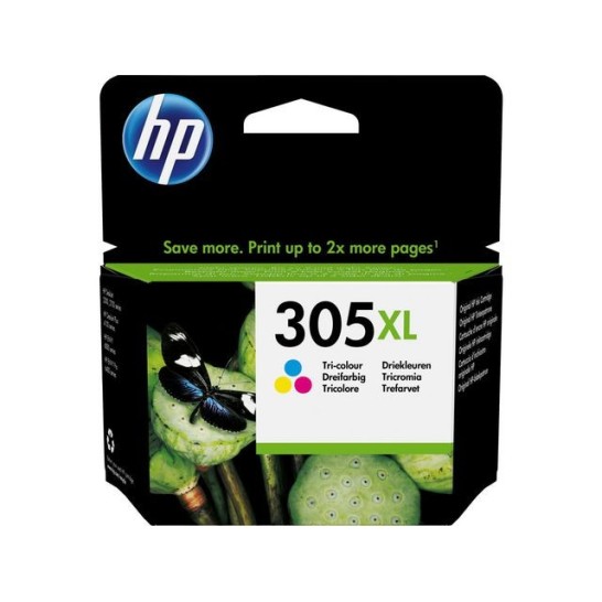 HP 305XL Inktcartridge. 3 Kleuren