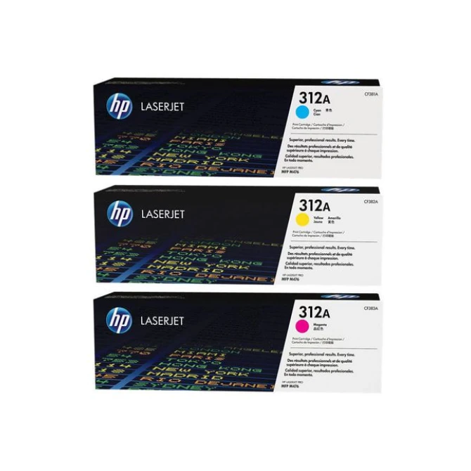 HP 312A Toner Multi Pack Cyaan Geel Magenta (pak 3 stuks)