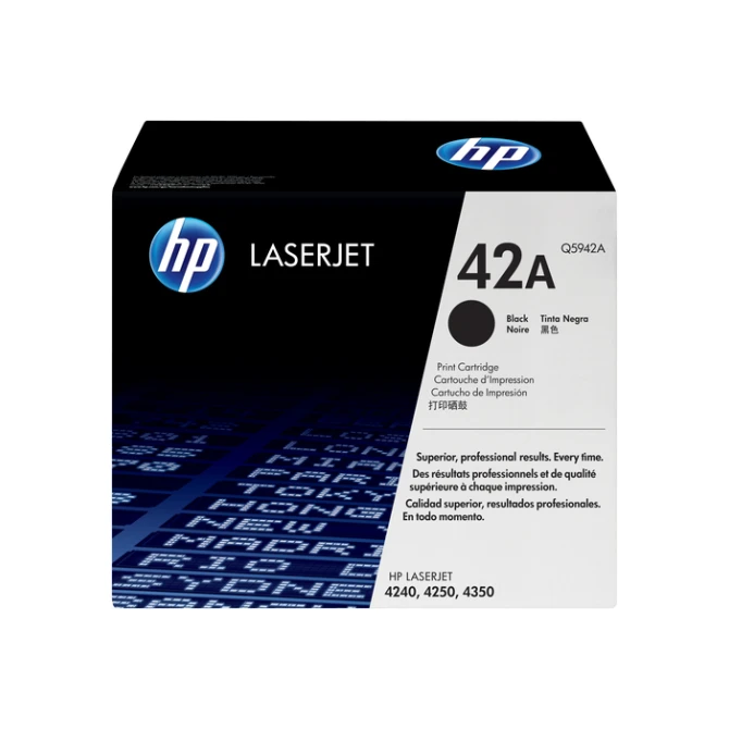 HP 42A Toner Q5942A Hoog Rendement Zwart