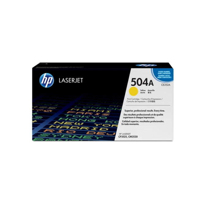 HP 504A Toner Geel