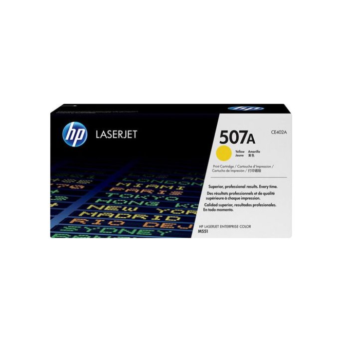 HP 507A Toner Geel HP 507A Toner Geel
