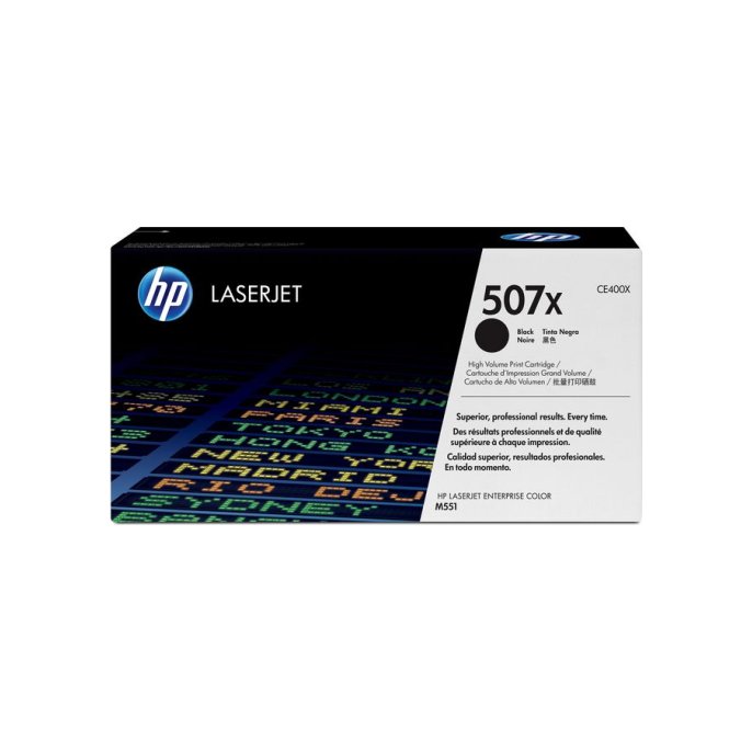 HP 507X Toner Hoog Rendement Zwart HP 507X Toner Hoog Rendement Zwart