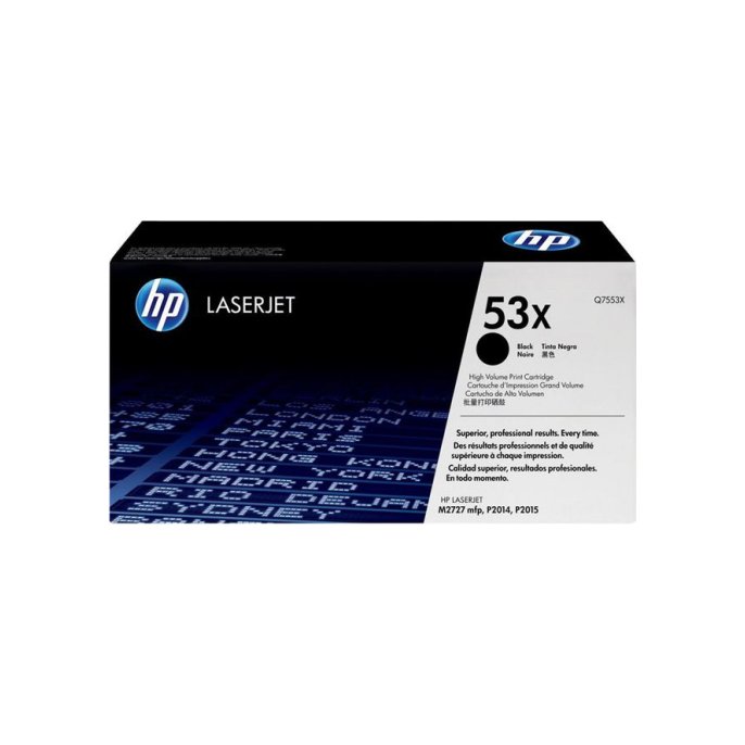HP 53X Toner Hoog Rendement Zwart HP 53X Toner Hoog Rendement Zwart