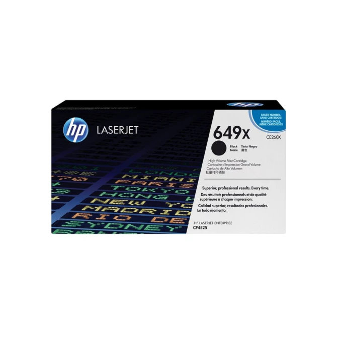 HP 649X Toner Hoog Rendement Zwart