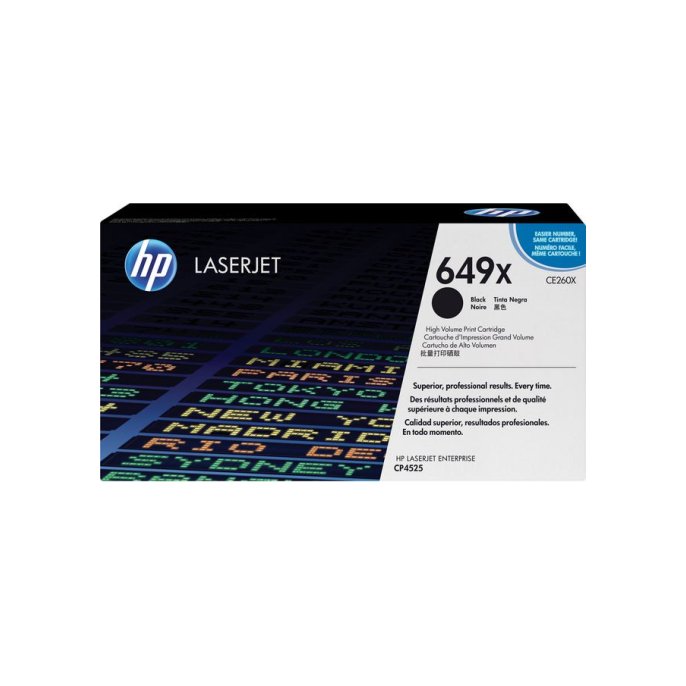 HP 649X Toner Hoog Rendement Zwart HP 649X Toner Hoog Rendement Zwart