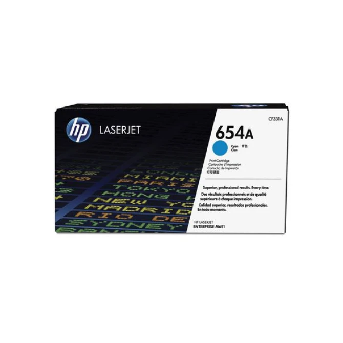 HP 654A Toner Cyaan