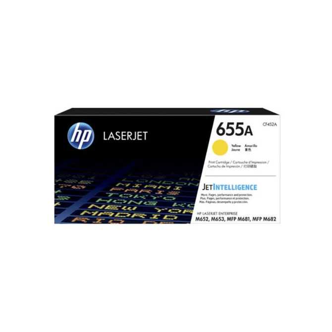 HP 655A Toner Geel HP 655A Toner Geel