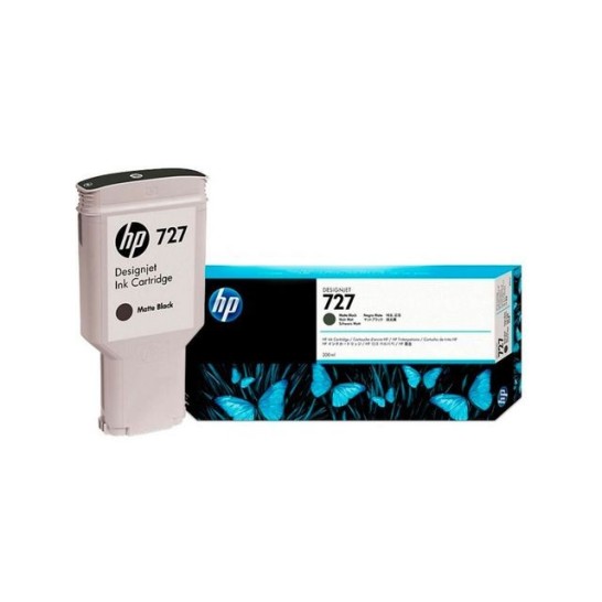 HP 727 Inktcartridge Mat zwart