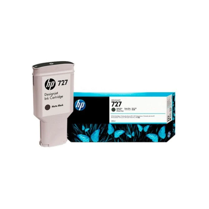 HP 727 Inktcartridge 300ml Mat zwart HP 727 Inktcartridge 300ml Mat zwart