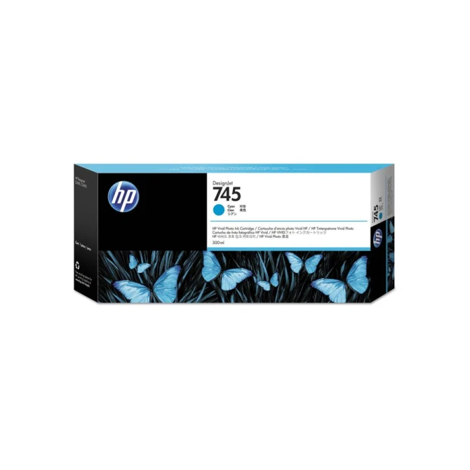 HP 745 Inktcartridge Hoog Rendement Cyaan HP 745 Inktcartridge Hoog Rendement Cyaan