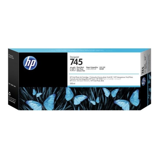 HP 745 Inktcartridge Hoog Rendement Fotozwart